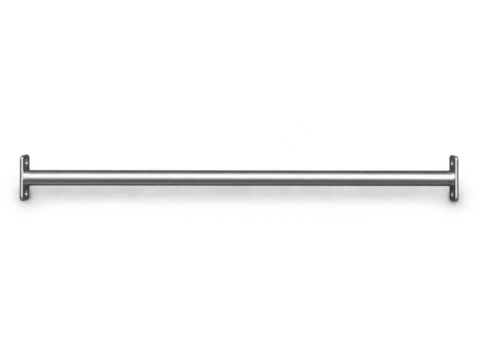 Metallene Querstange mit Endhalterungen