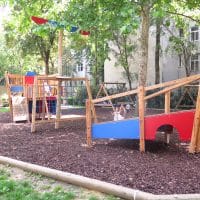 Kinderspielplatz Piratenschiff in der Stumpfergasse - Hubert Marischka Park