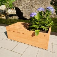 Kista Kombi Pflanzengefäß mit Sitzbank