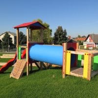 Spielgerätkombination Doppel-Turmanlage Max von FREISPIEL für Kleinkinder