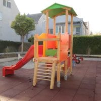 Doppelturmanlage Karin für Kinderspielplatz zum spielen